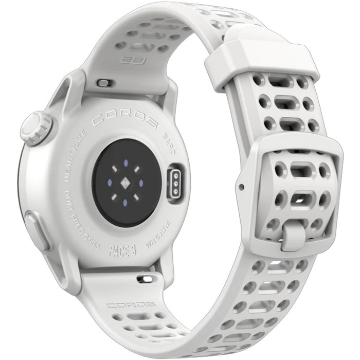 COROS PACE 3 GPS Sport Watch (White/Silicone)