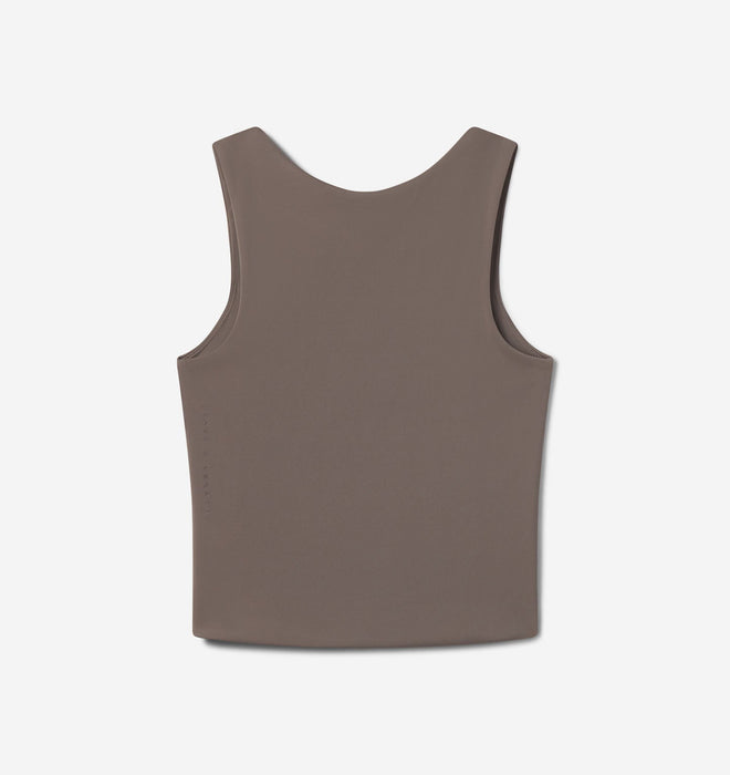 Women's Performa Fitted Tank (Dark Taupe)