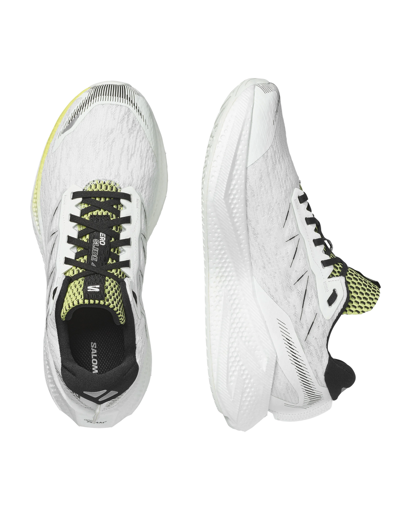 Men's Aero Glide 4 (White/Sunny Lime/Black)