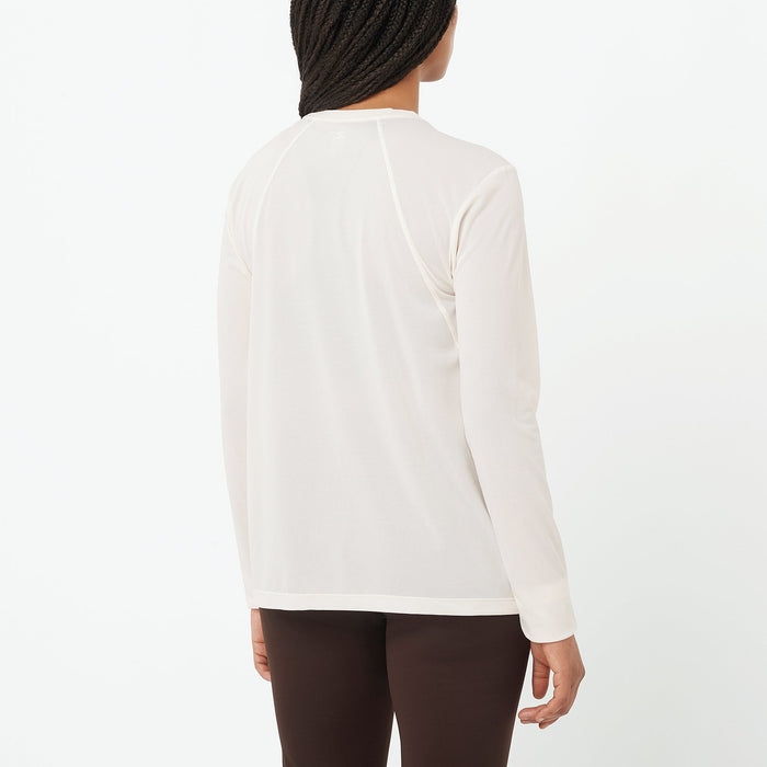Women's Shakeout Core Long Sleeve Tee (Whisper White)