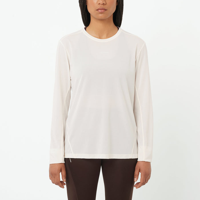 Women's Shakeout Core Long Sleeve Tee (Whisper White)