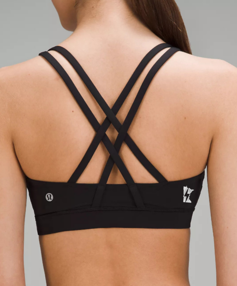 Women's Energy Bra Medium Support, B–D Cups (Black)