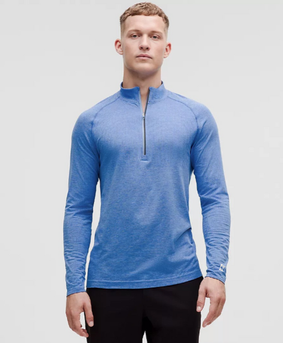 Men's Metal Vent Tech Half Zip (Cerulean Blue/Blue Willow)
