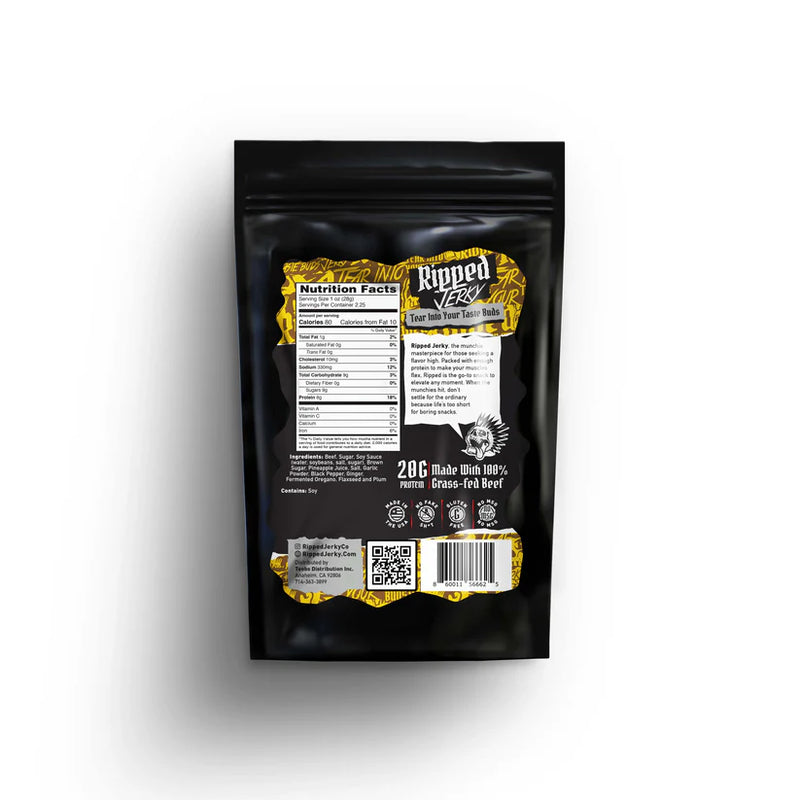 Ripped Jerky (Pineapple Express | Pineapple Teriyaki Beef Jerky)
