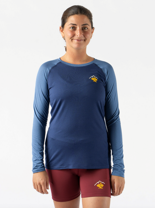 Women's EZ Tee Perf Trail Long Sleeve (Pageant Blue)