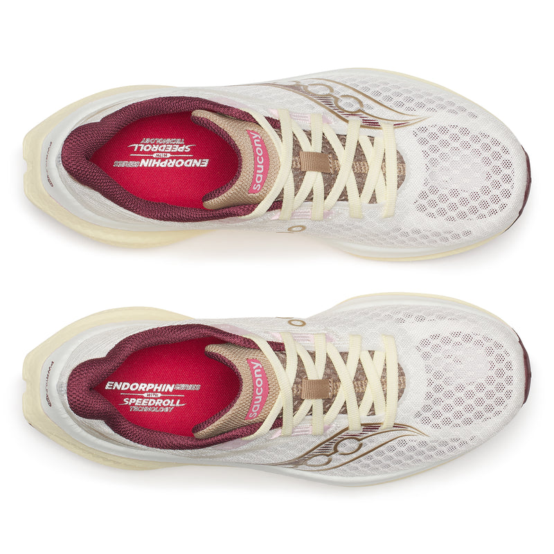 Women's Endorphin Speed 5 (1006 - Ivory/Maroon)