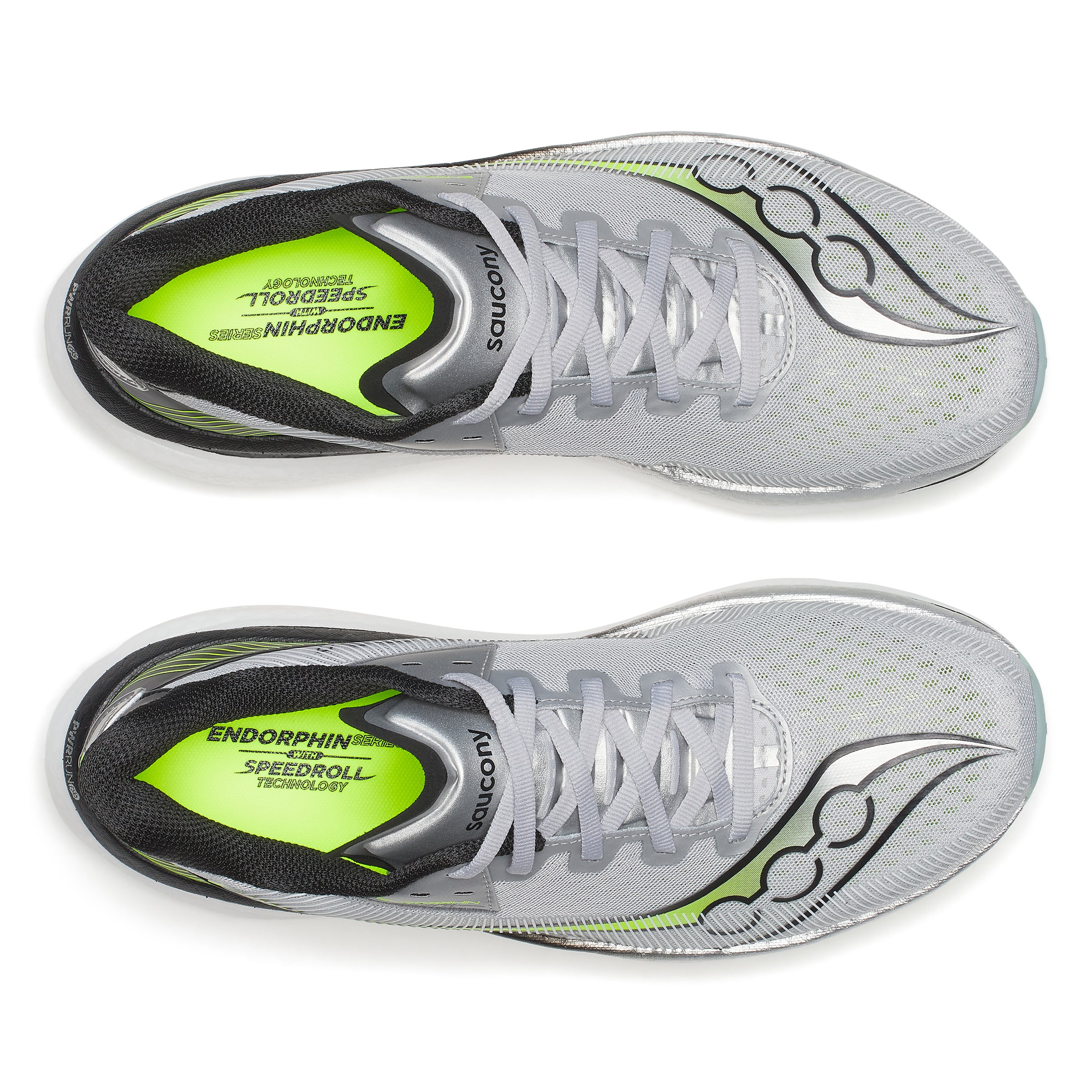 SAUCONY：ENDORPHIN AZURA（26.5㎝） Men's Endorphin Azura (103 - Silver/Black) — TC Running Co
