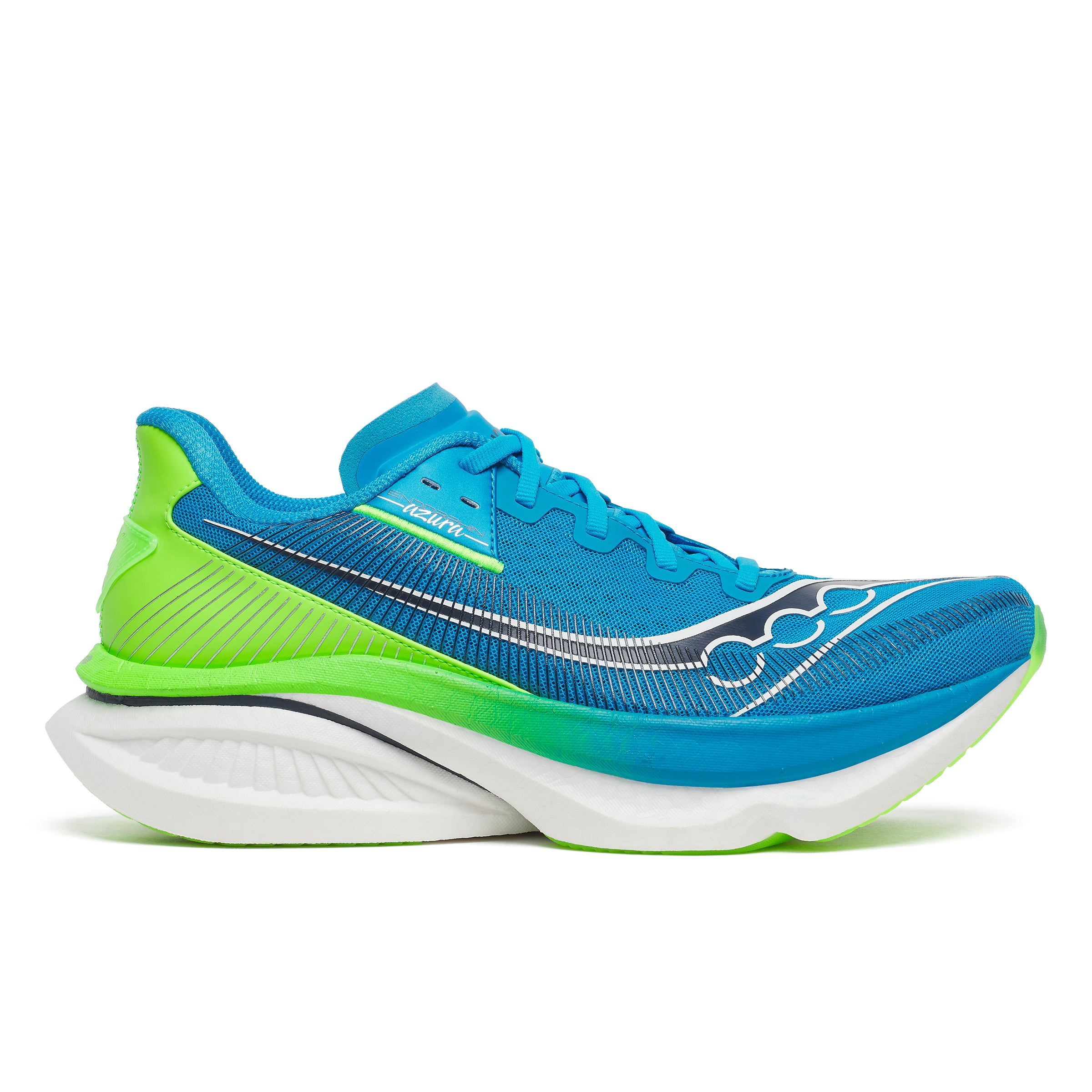 SAUCONY：ENDORPHIN AZURA（26.5㎝） Men's Endorphin Azura (150 - Cobalt/Slime) — TC Running Co