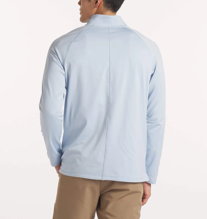 Men's Interlock Quarter Zip (Sky Blue)