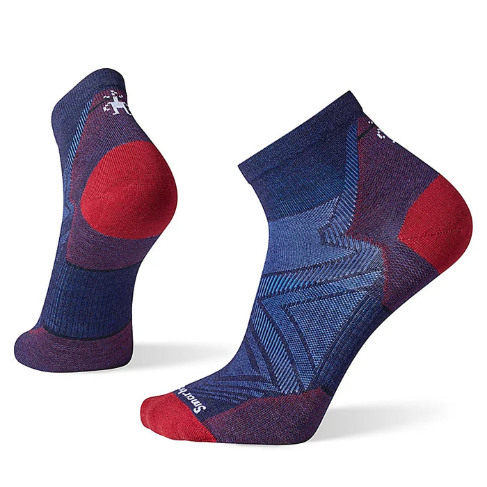 Run Zero Cushion Ankle Pattern Socks (Deep Navy)