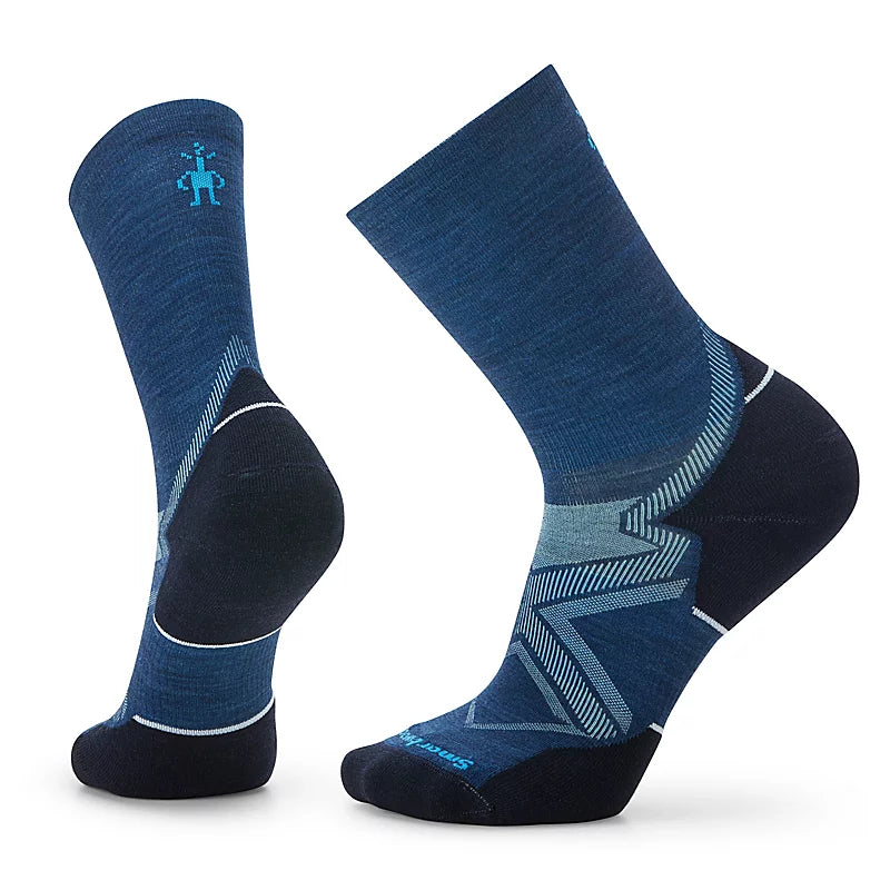 Run Cold Weather Targeted Cushion Crew Socks (B25 - Alpine Blue)