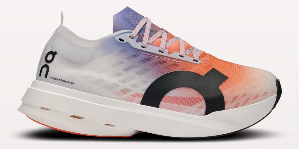 Women's Cloudboom Strike (White/Flame) — TC Running Co Women's Cloudboom Strike (White/Flame) — TC Running Co