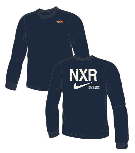NXR Long Sleeve 2024 - (419 - College Navy) — TC Running Co