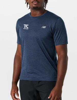 Men's TCRC x New Balance Athletics Short Sleeve Tee (Navy)
