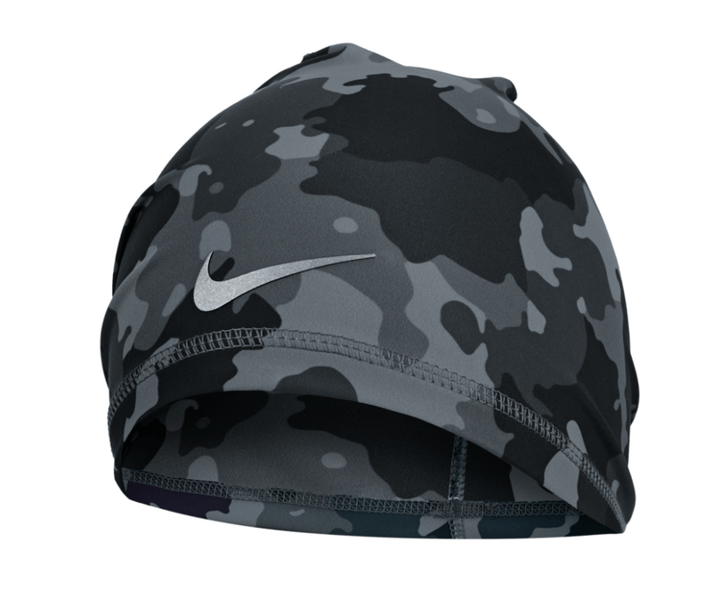 Unisex Dri-Fit Peak Uncuffed Printed Beanie (089 - Smoke Grey/Silver)