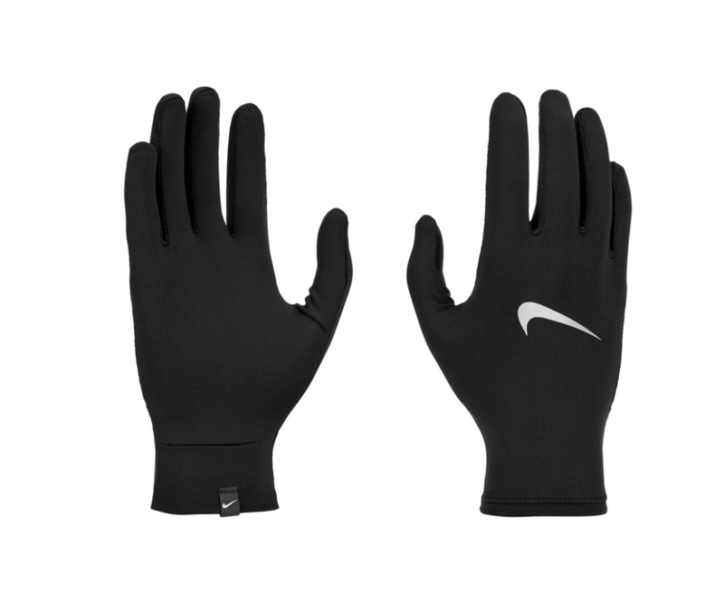 Unisex Nike Pacer Liner Gloves (Black/Silver)