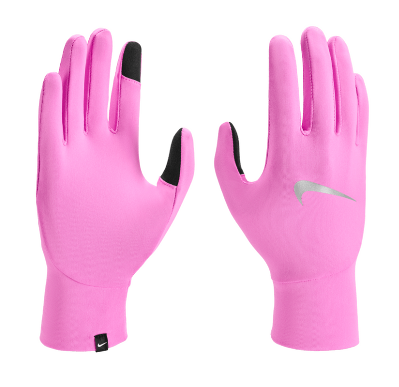 Women's Nike Pacer Lightweight Gloves (Playful Pink/Silver)