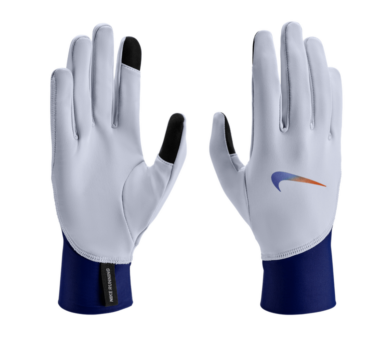 Men's Nike Pacer Midweight Gloves (Ghost/Blue Void/Comet Blue)