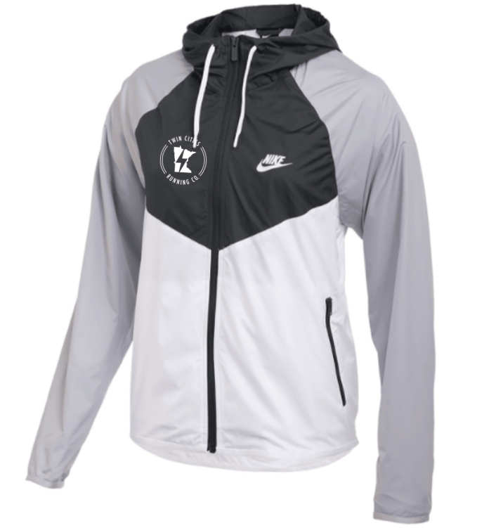 Women's Windrunner Jacket (012 - Team Black/White/Wolf Grey)