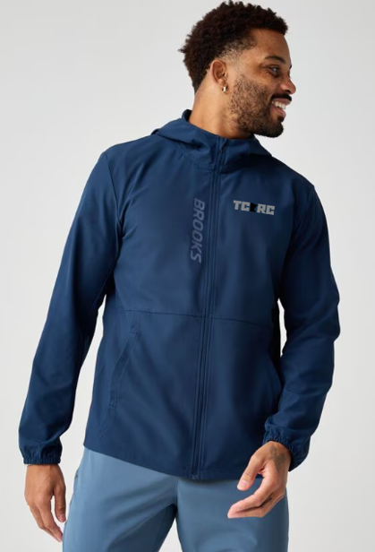 Men's TCRC x Brooks Canopy Jacket (467 - Midnight Run)