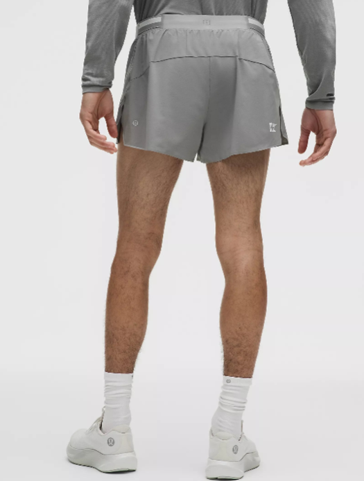 Men’s Fast and Free Split Short 3" (Feather Grey)