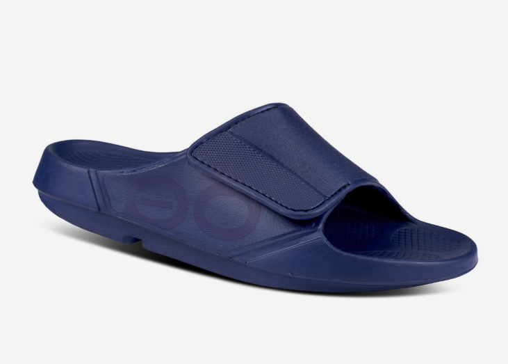 Unisex OOahh Sport Flex Slide Sandal (Navy)