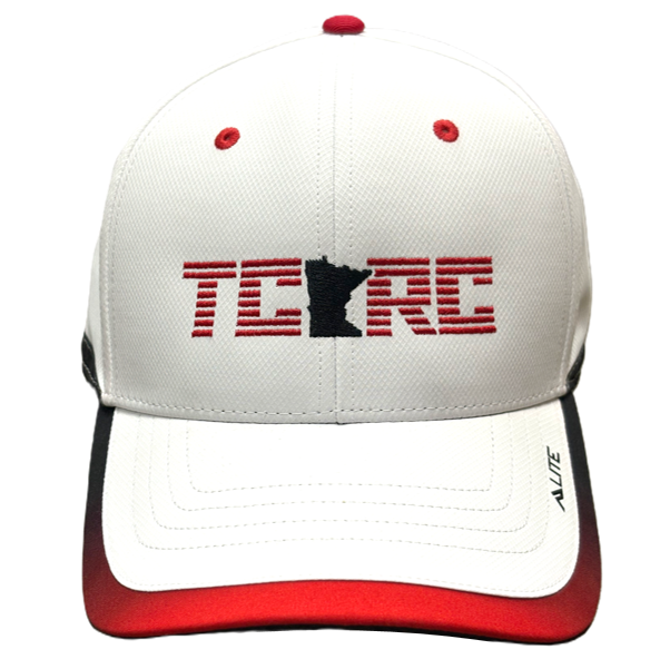TCRC Lite Series Adjustable Cap (White/Red/Black)
