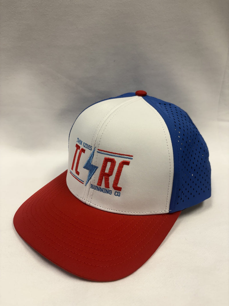 TCRC x Zapped Bomber Cap (Red/White/Blue)