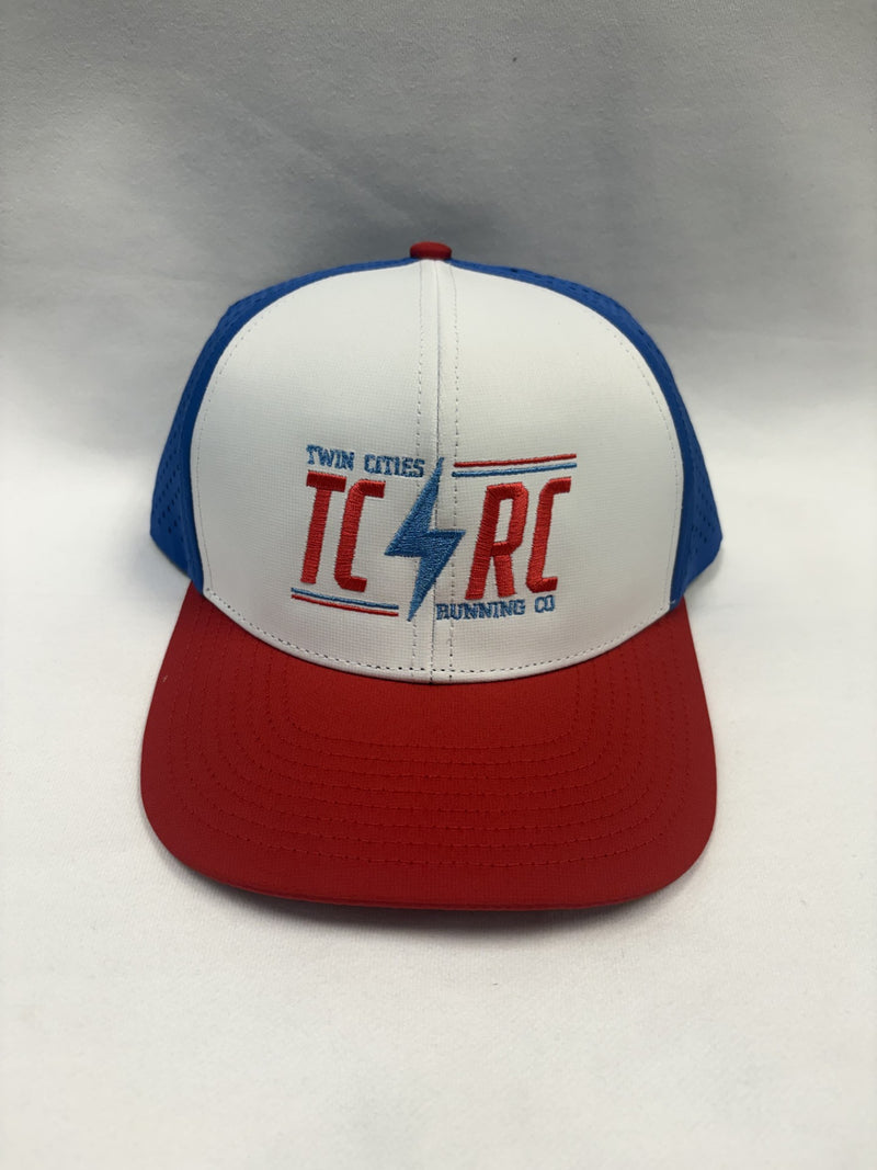TCRC x Zapped Bomber Cap (Red/White/Blue)