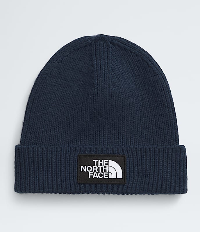 TNF Logo Box Cuffed Beanie (8K2 - Summit Navy)