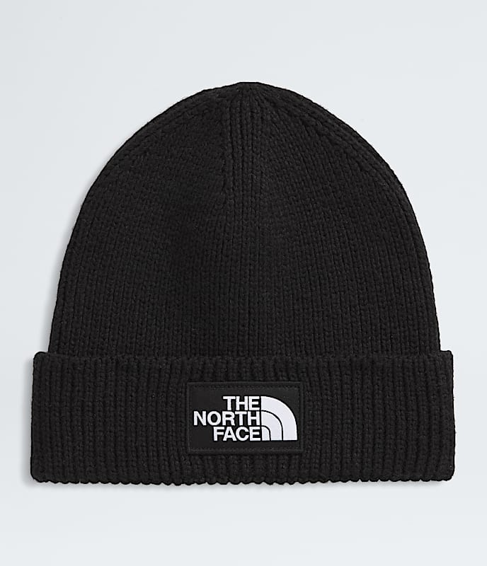 TNF Logo Box Cuffed Beanie (JK3 - TNF Black)