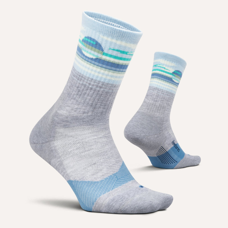 Elite Trail Mini Crew Max Cushion (Cloud Veil Blue)