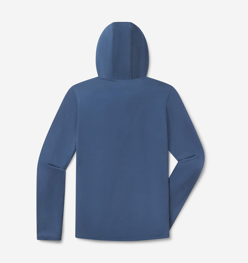 Men's Ultra Hooded Long Sleeve (Cavern Blue)