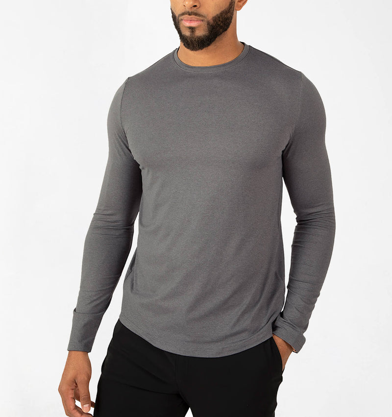 Men's Ultra Long Sleeve (Heather Steel)