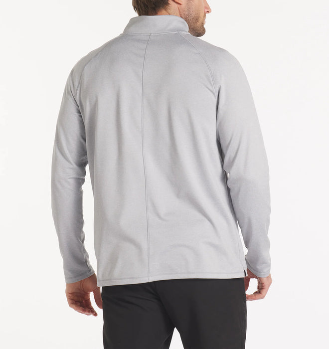 Men's Interlock Quarter Zip (Heather Gray)