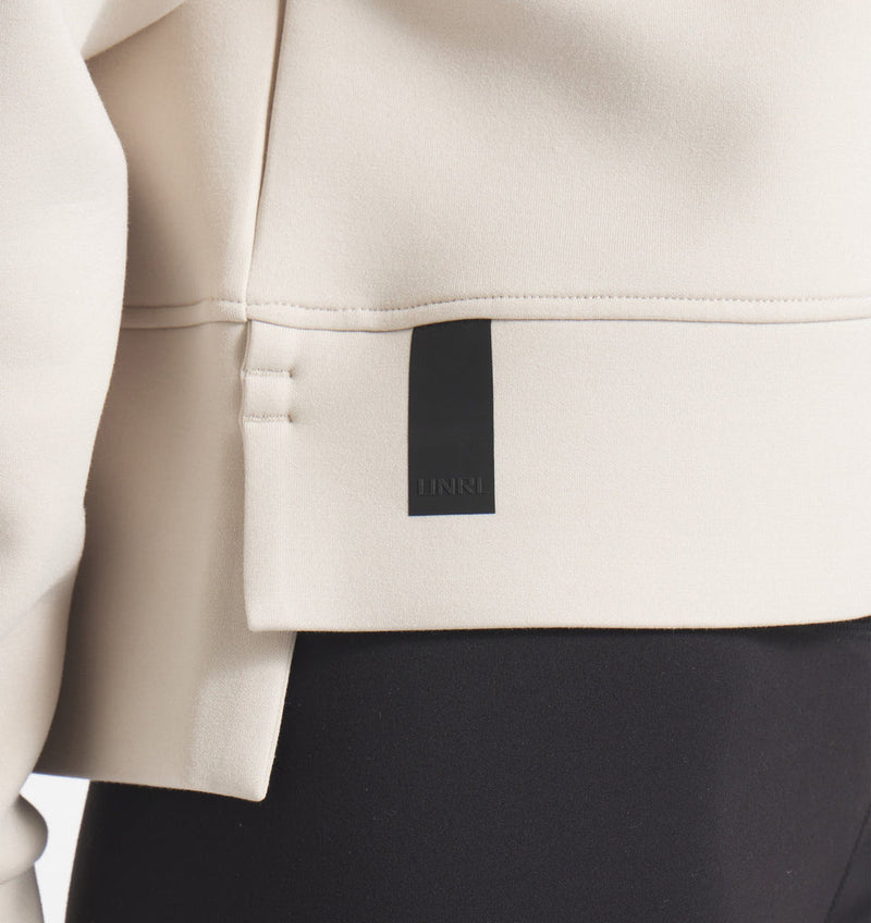 Women's LuxBreak Oversized Hoodie (Sand)