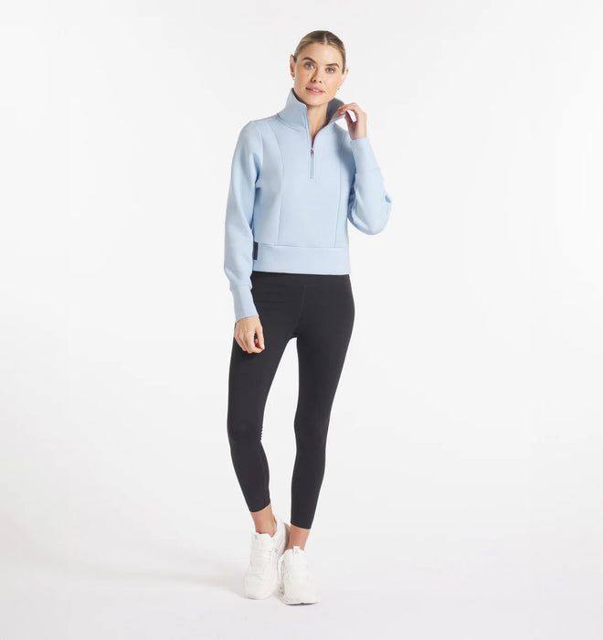 Women's LuxBreak Half-Zip Pullover (Sky Blue)