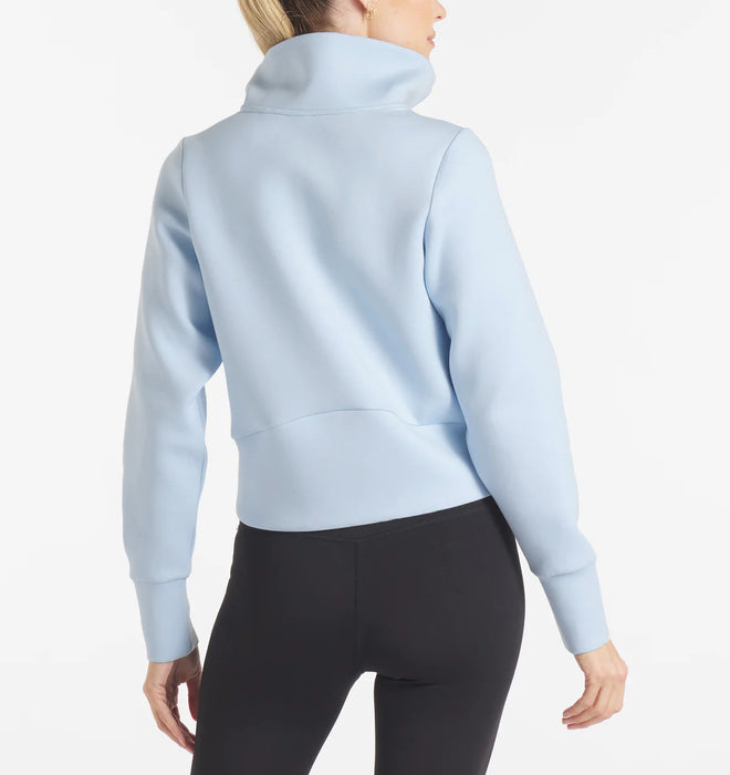 Women's LuxBreak Half-Zip Pullover (Sky Blue)