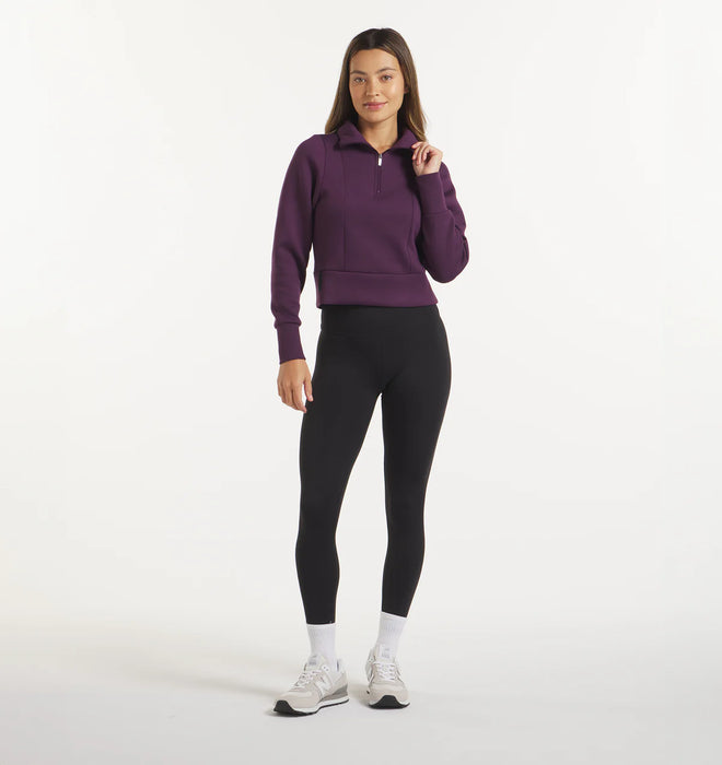 Women's LuxBreak Half-Zip Pullover (Dark Plum)