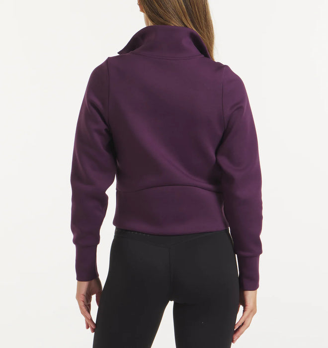 Women's LuxBreak Half-Zip Pullover (Dark Plum)