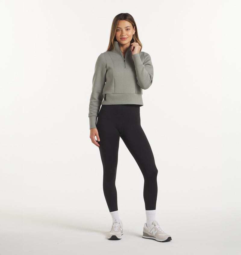 Women's LuxBreak Half-Zip Pullover (Eucalyptus)