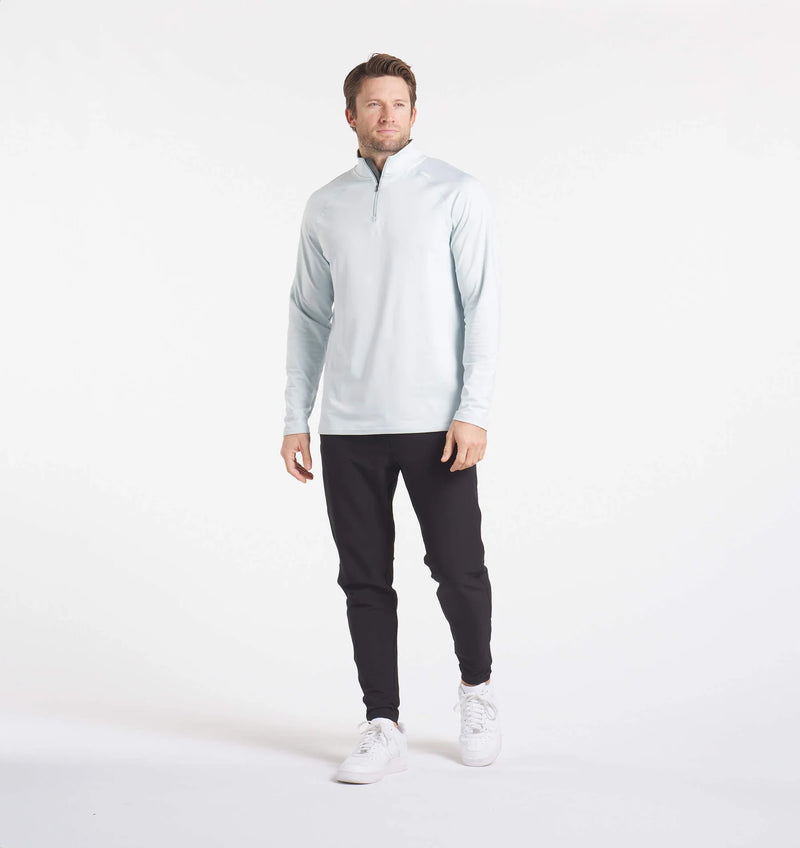 Men's Interlock Quarter Zip (Arctic Ice)