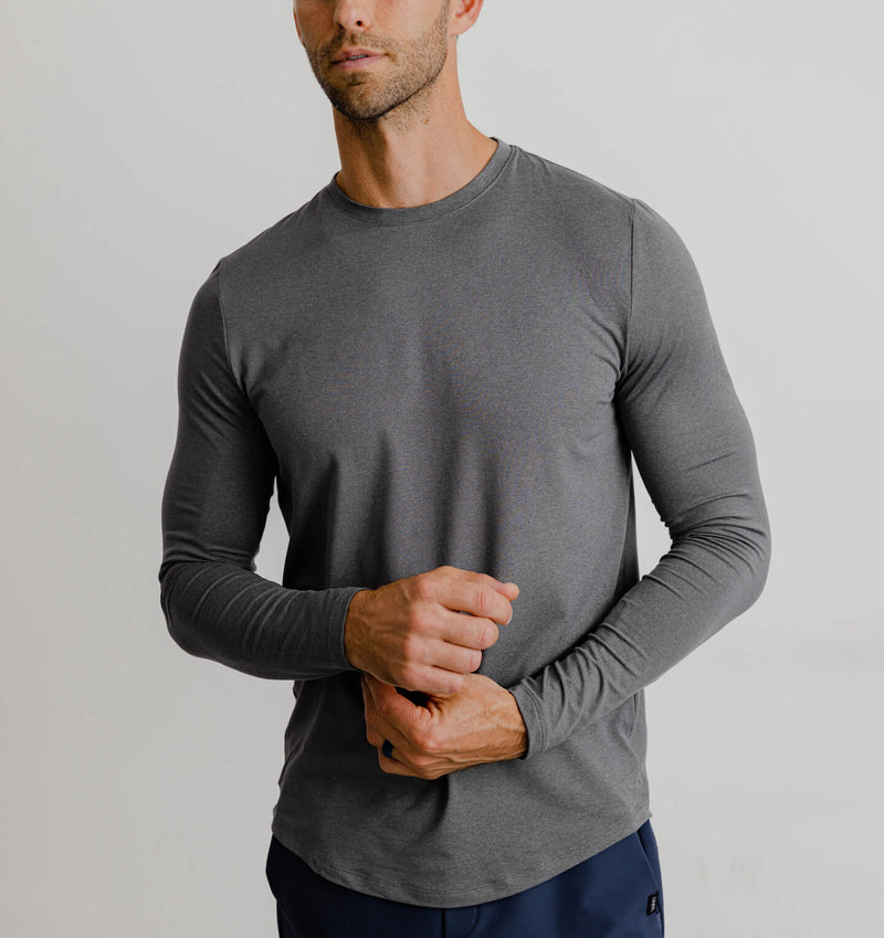 Men's Ultra Long Sleeve (Heather Steel)