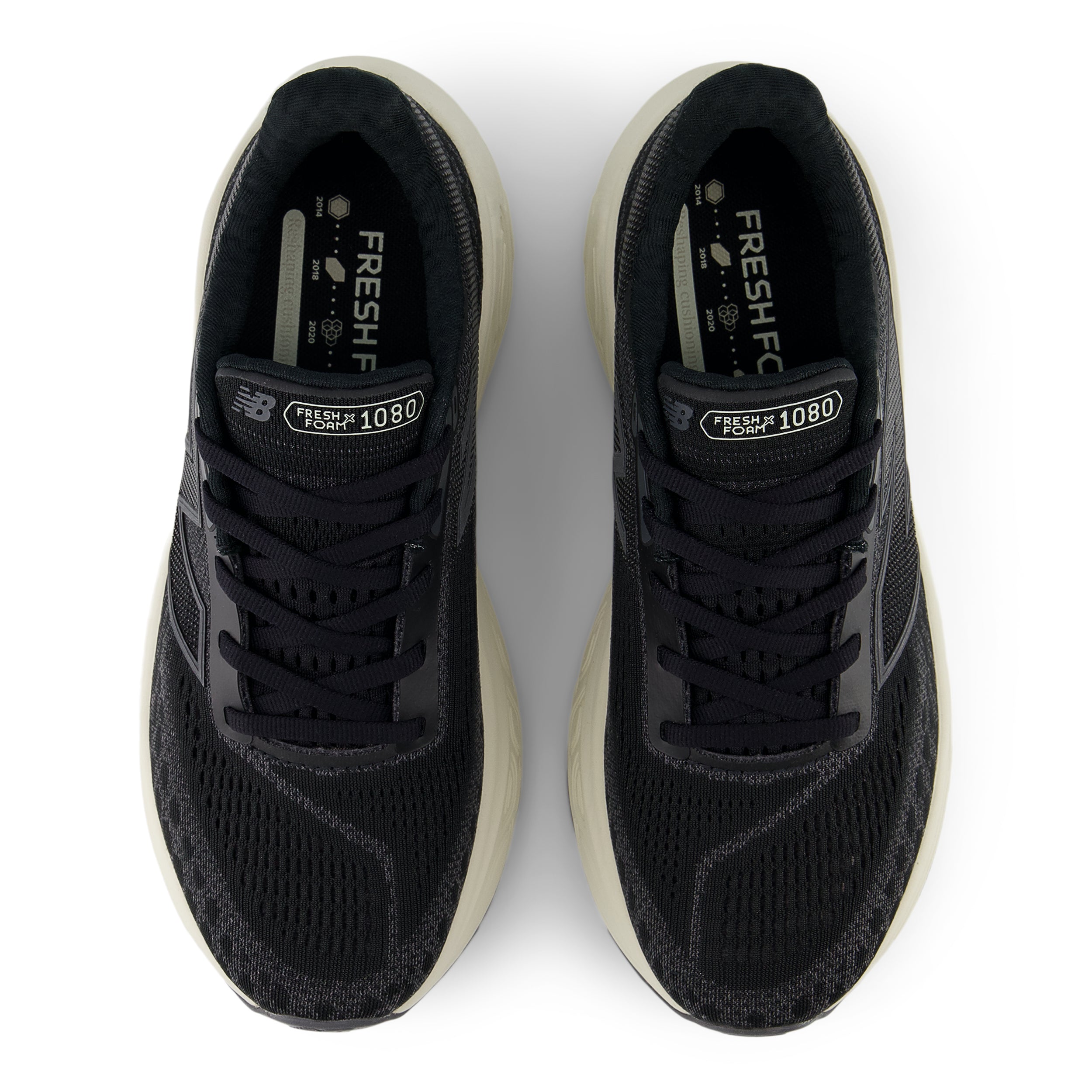 Women's Fresh Foam X 1080 v14 (B - Black/Phantom/Sea Salt) — TC