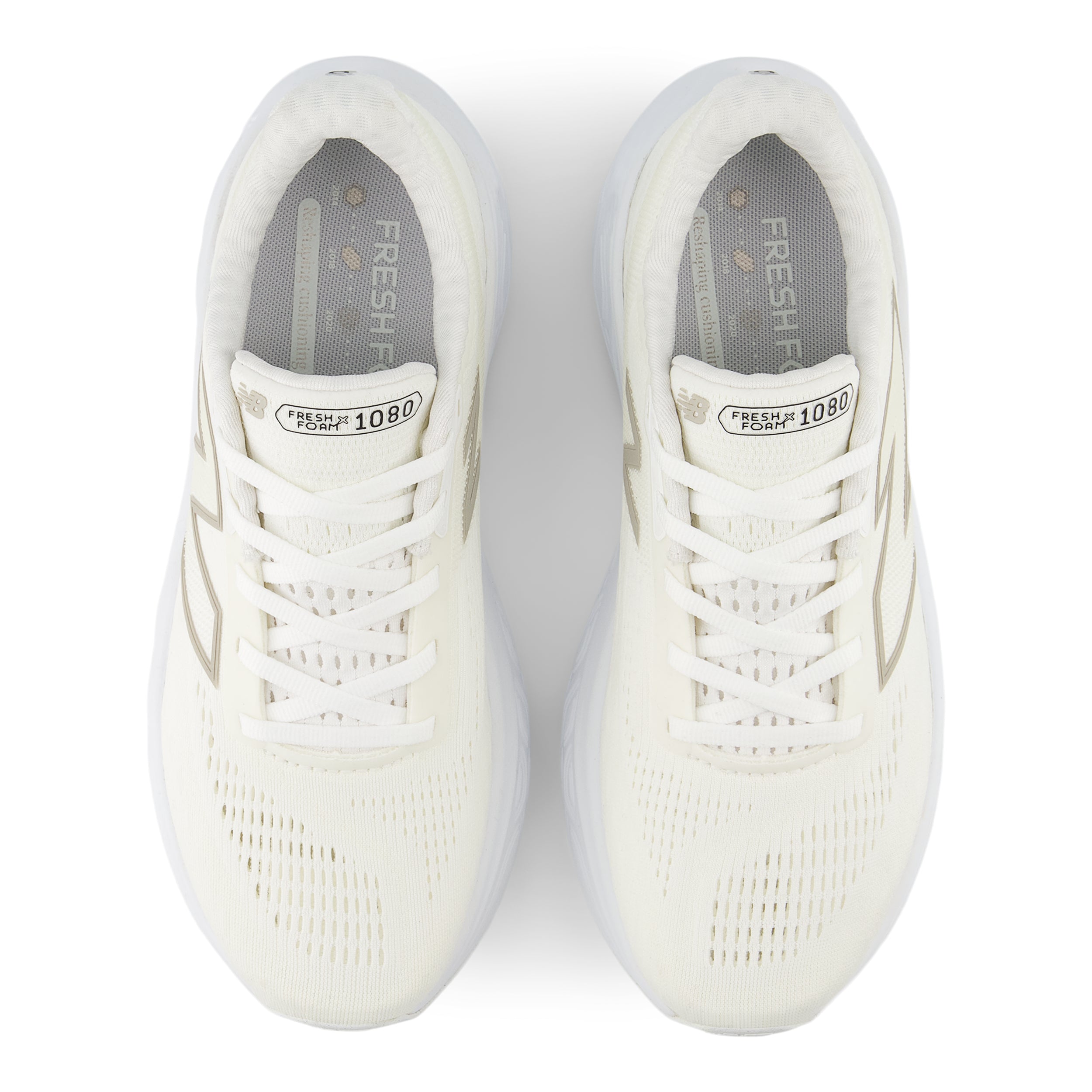 Women's Fresh Foam X 1080 v14 (W - White/Light Gold Metallic/Sea