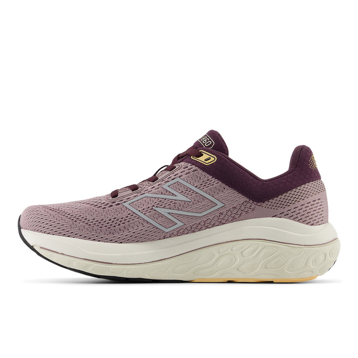 Women's Fresh Foam X 860 v14 WIDE (J - Ice Wine/Plum Brown/Silver Metallic)