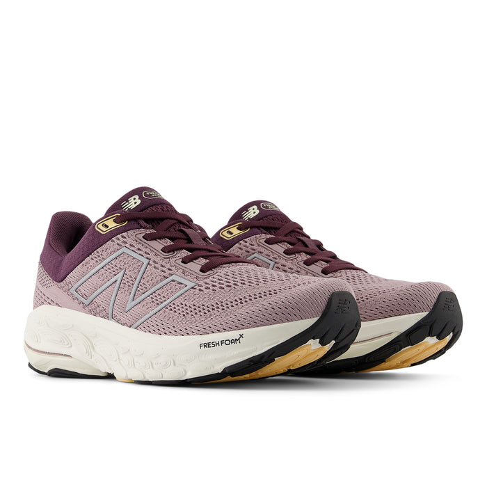 Women's Fresh Foam X 860 v14 WIDE (J - Ice Wine/Plum Brown/Silver Metallic)