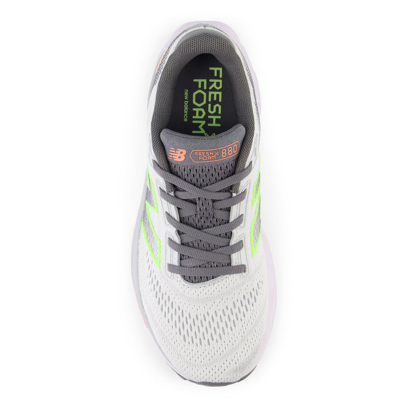 Women’s Fresh Foam X 880 v14 WIDE (F - Grey Matter/Taro/Bleached Lime Glo/Gulf Red)