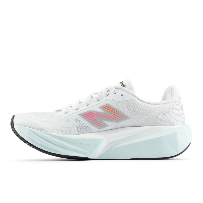 Women's FuelCell Rebel v5 (8U7 - NB 103 White/Pink Heat/Glint Blue)
