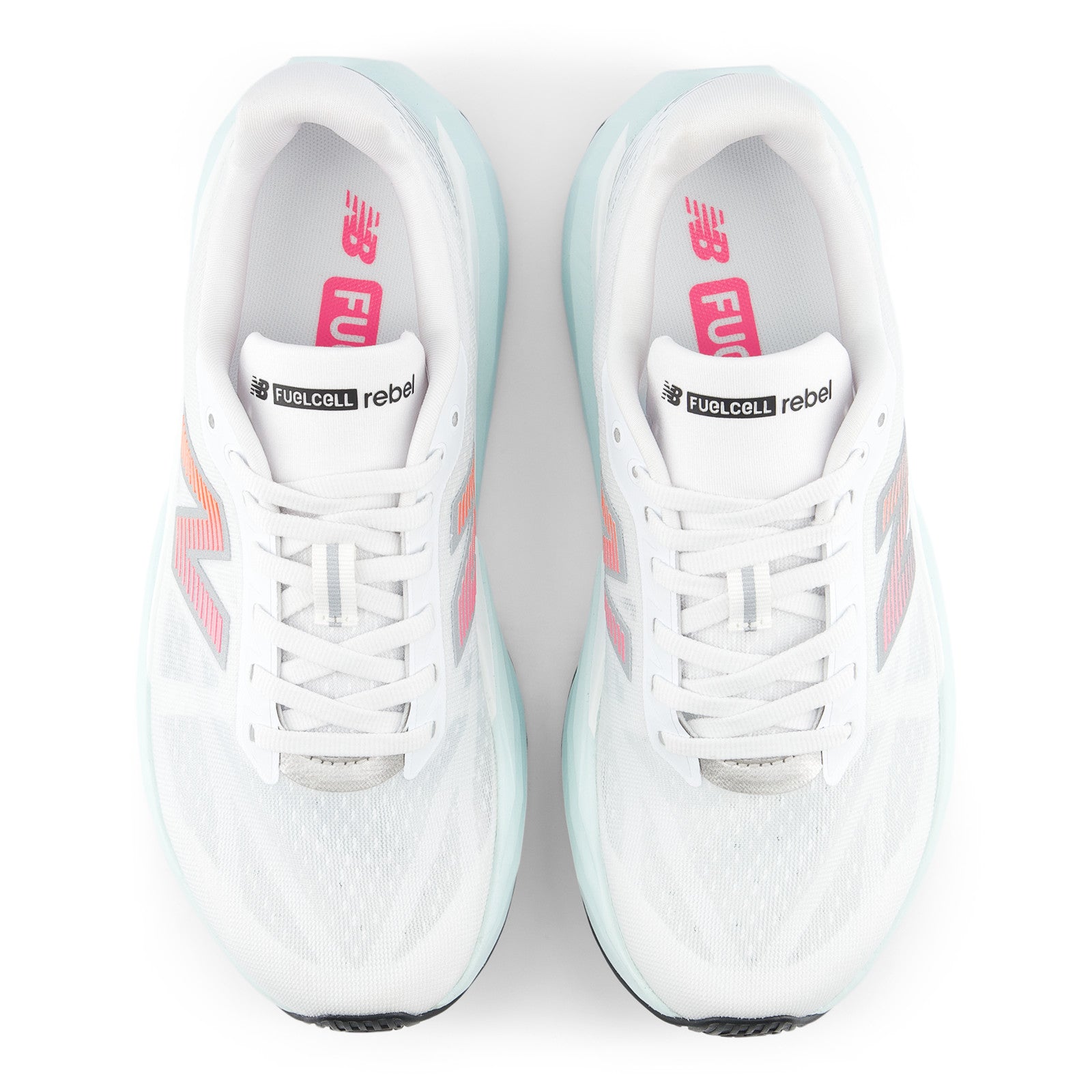 Women's FuelCell Rebel v5 (8U7 - NB 103 White/Pink Heat/Glint Blue ...